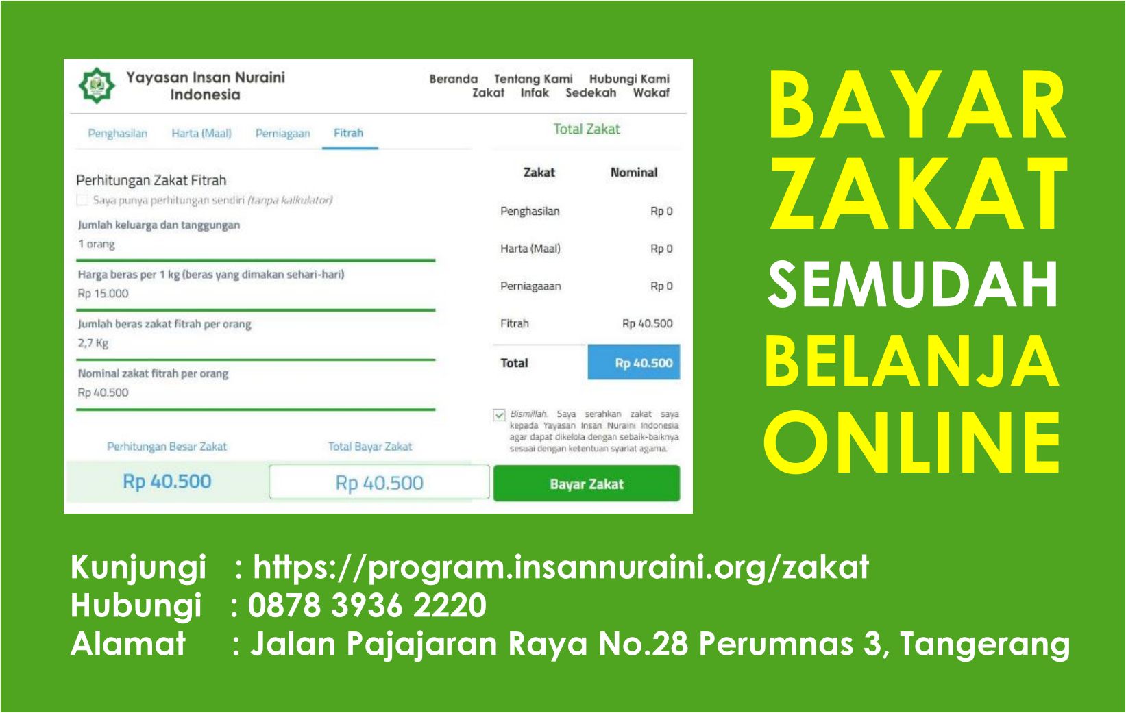 How To Pay Zakat Harta Online. Hukum Membayar Zakat Fitrah Online